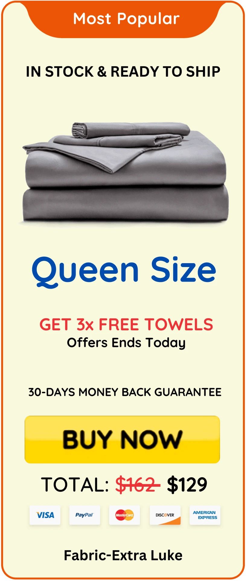 Miracle sheets order